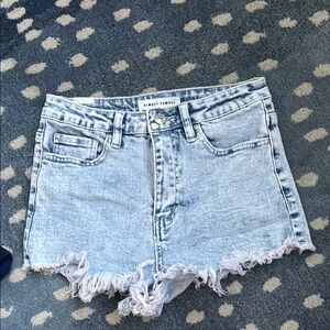 Almost Famous Light Blue Jean Shorts